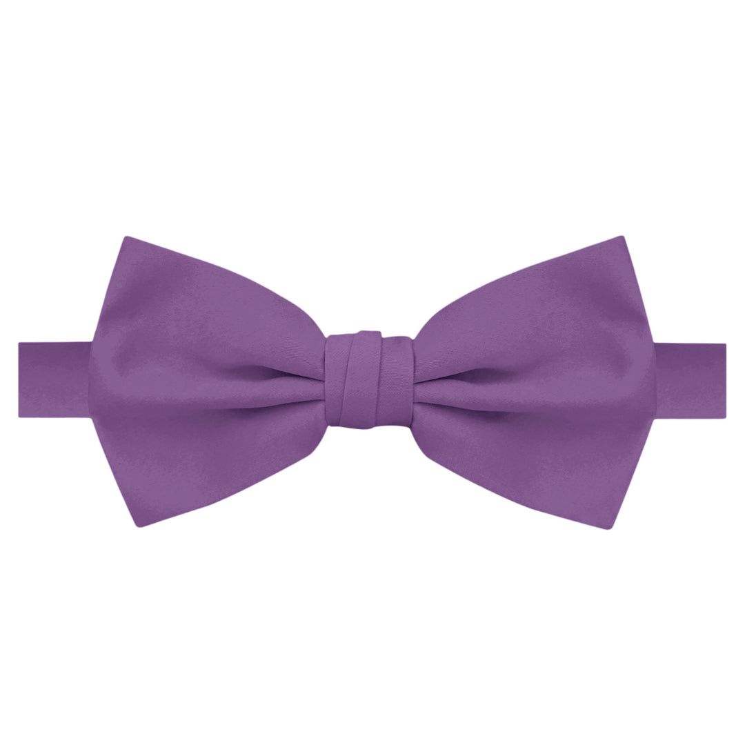 Men's Solid Banded Bow Tie - Wisteria