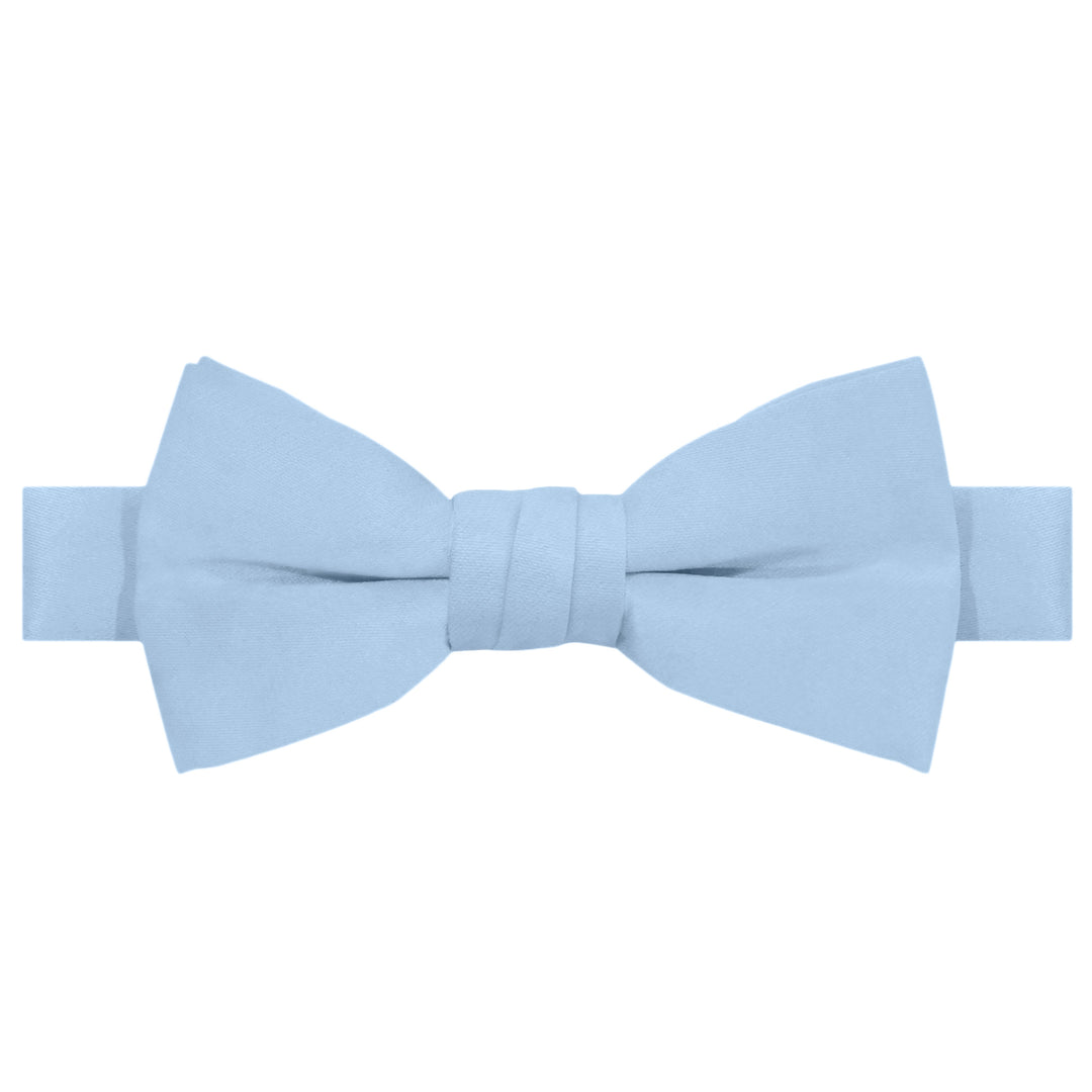 Kids' Solid Banded Bow Tie - Sky Blue