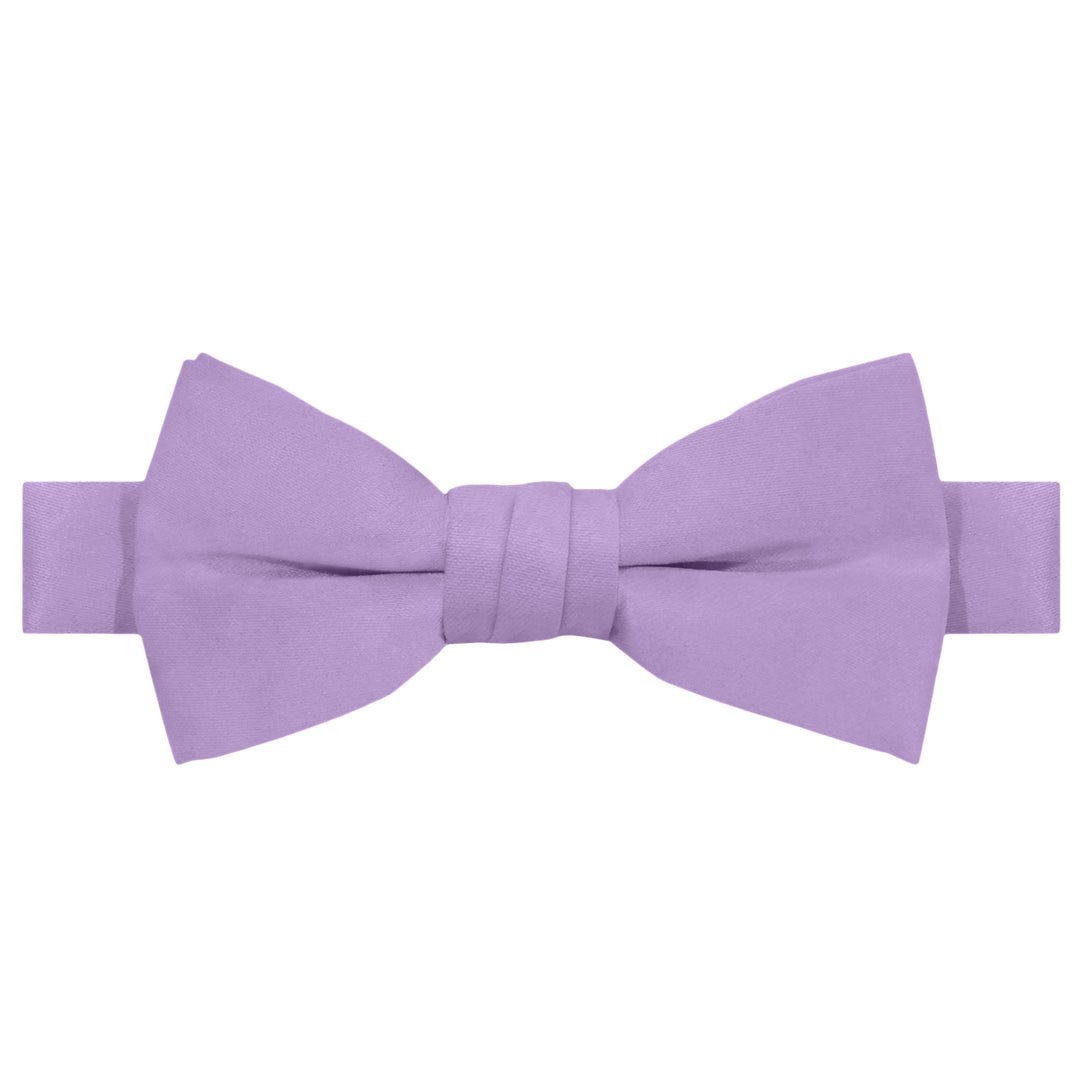 Kids' Solid Banded Bow Tie - Lavender