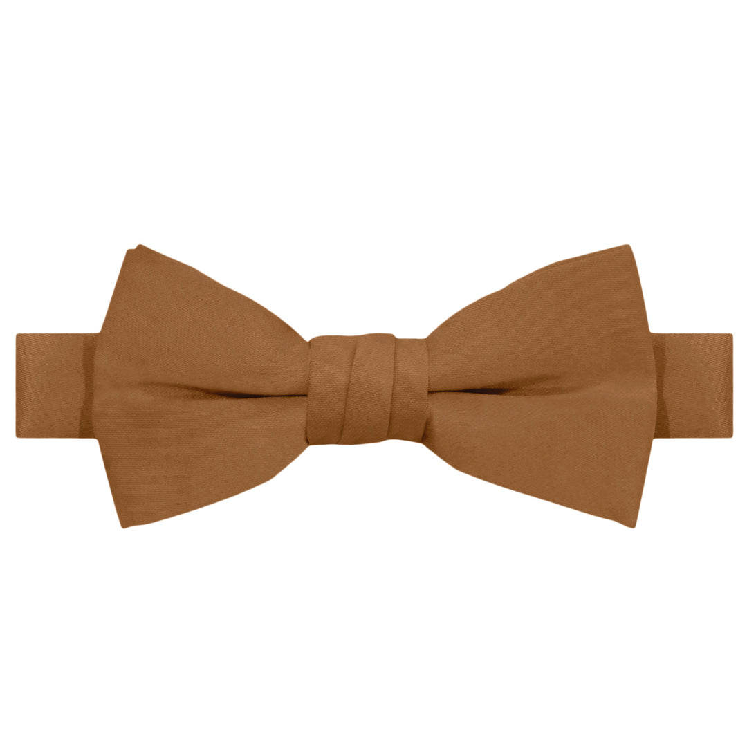 Kids' Solid Banded Bow Tie - Copper Sundial