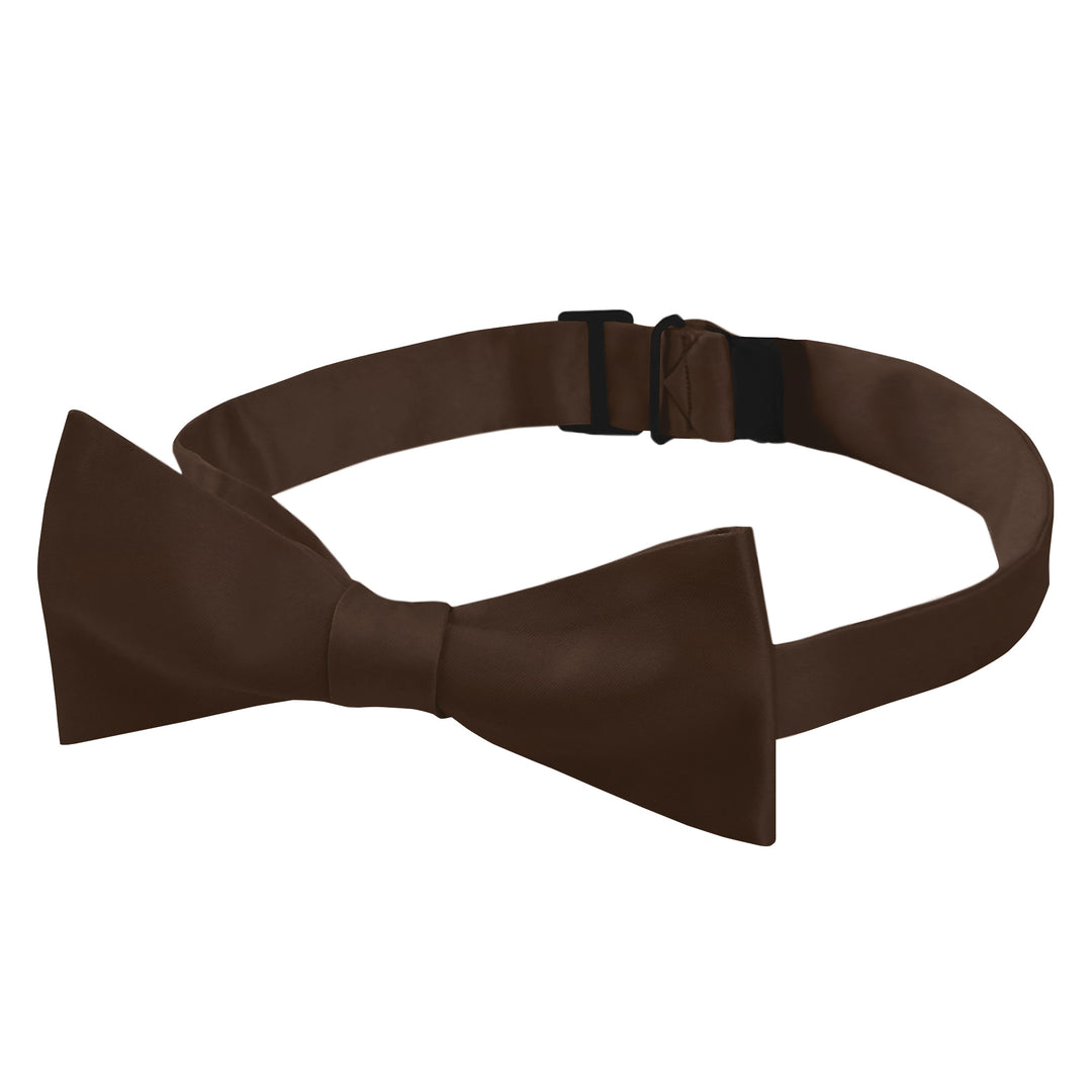 Men's Solid Self-Tie Bow Tie - Brown
