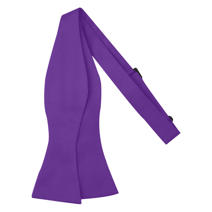Men's Solid Self-Tie Bow Tie - Purple