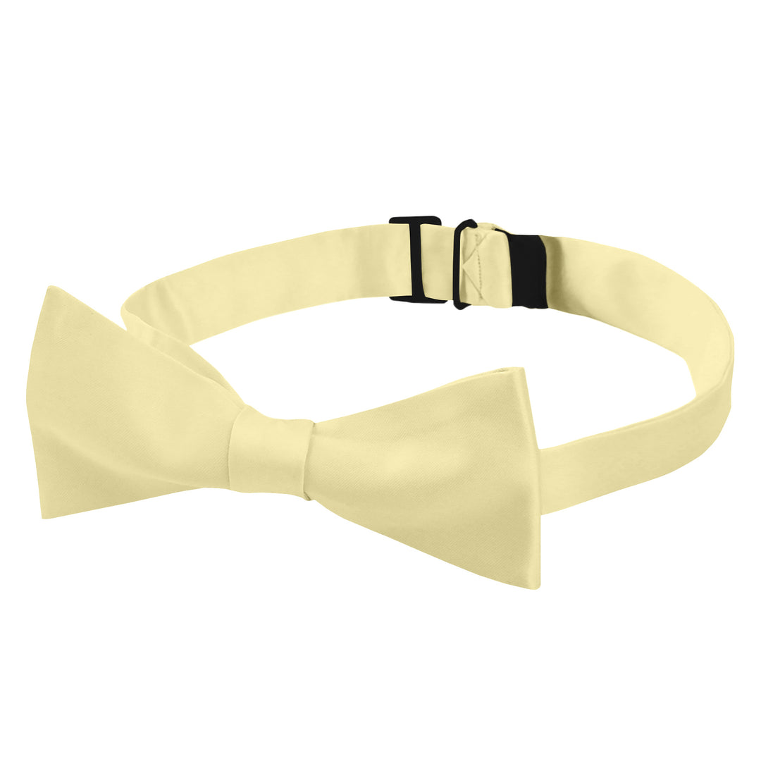 Men's Solid Self-Tie Bow Tie - Yellow