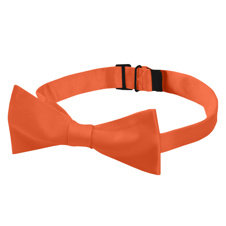 Men's Solid Self-Tie Bow Tie - Orange