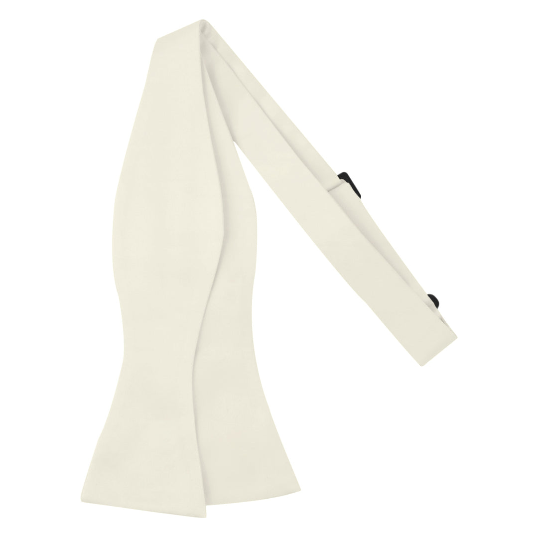 Men's Solid Self-Tie Bow Tie - Ivory Cream