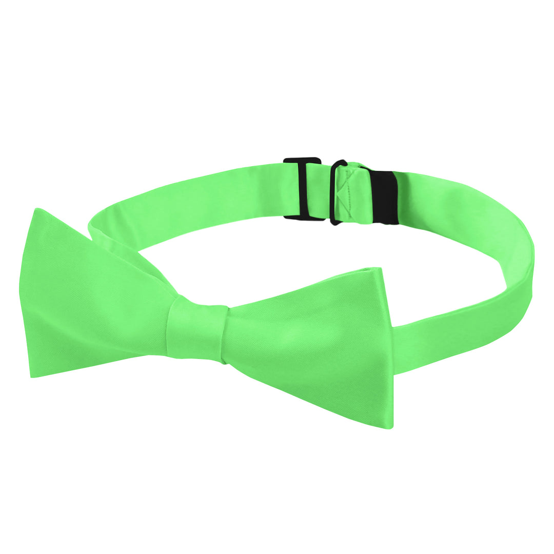 Men's Solid Self-Tie Bow Tie - Lime Green