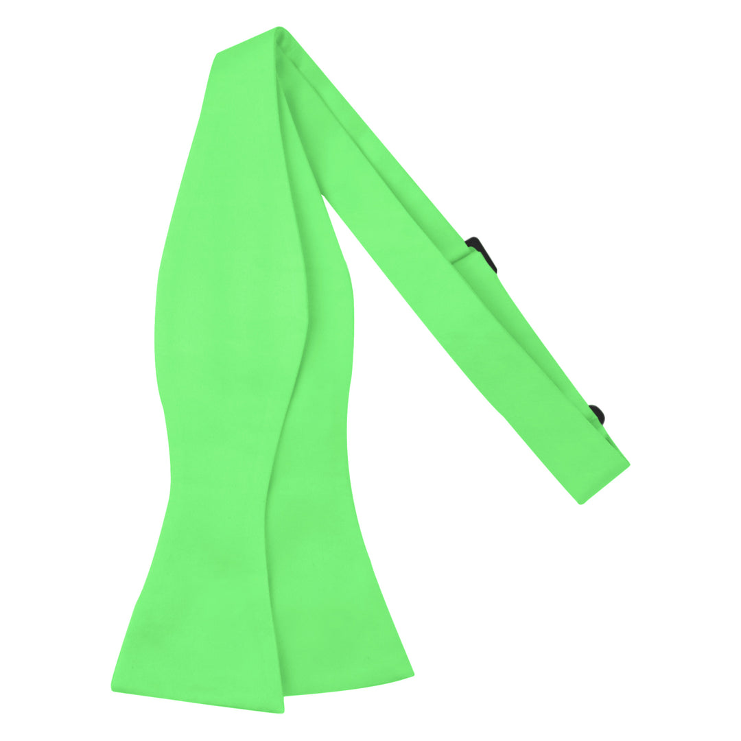 Men's Solid Self-Tie Bow Tie - Lime Green