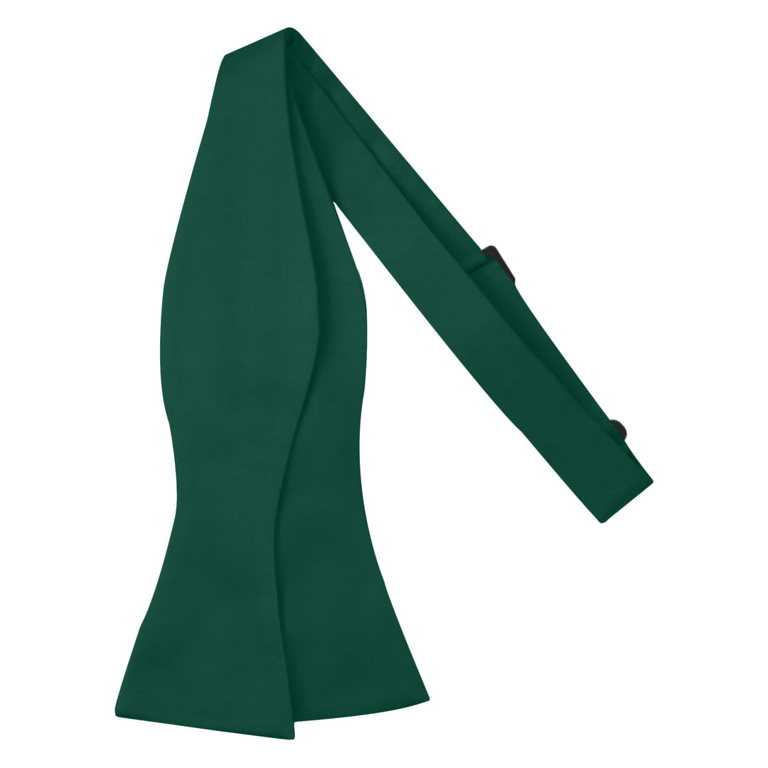 Men's Solid Self-Tie Bow Tie - Forest Green
