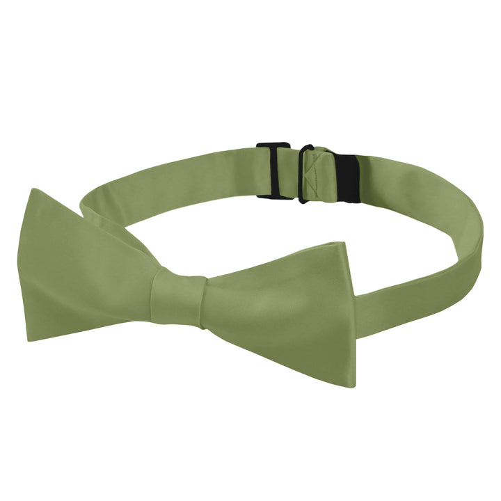 Men's Solid Self-Tie Bow Tie - Olive