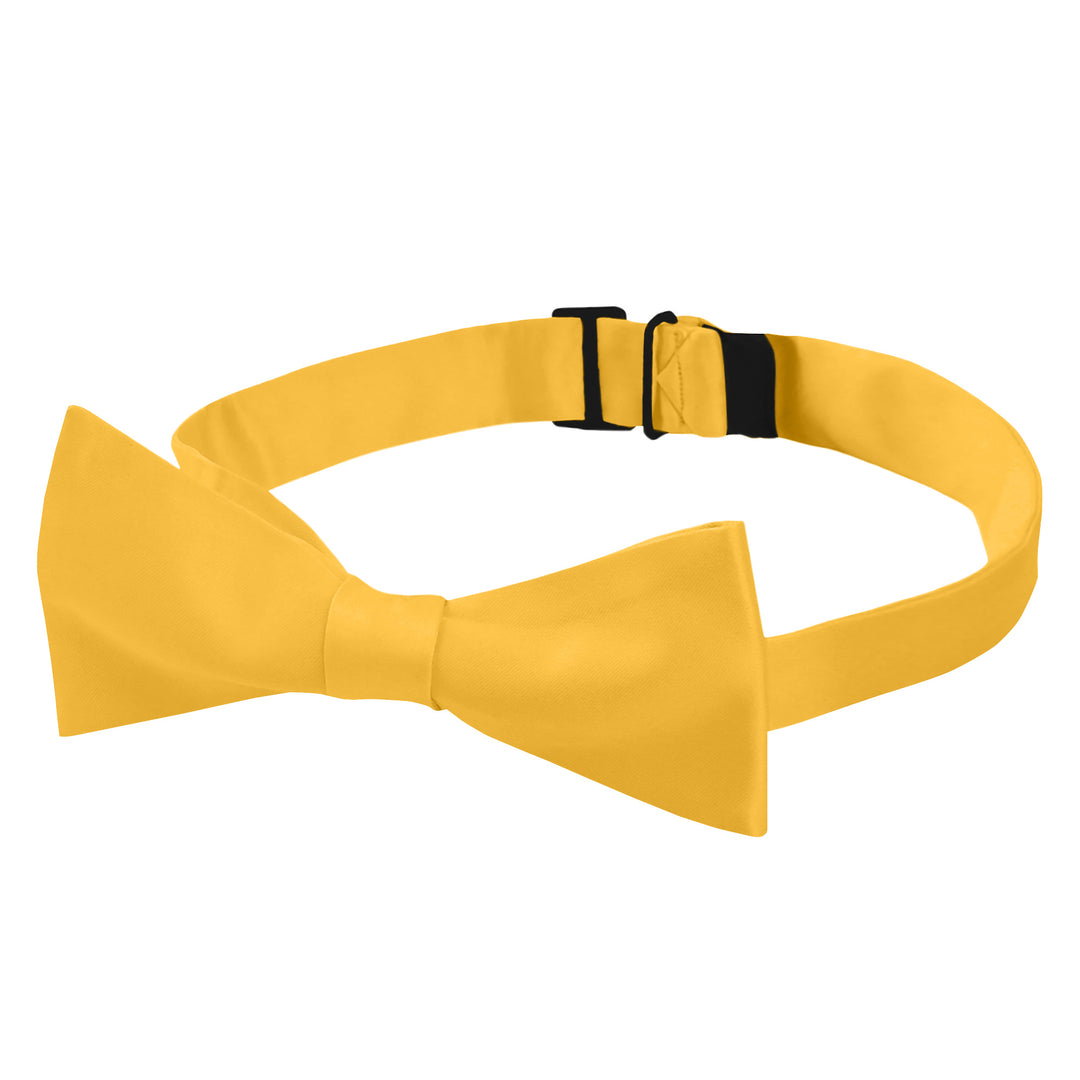 Men's Solid Self-Tie Bow Tie - Bright Gold