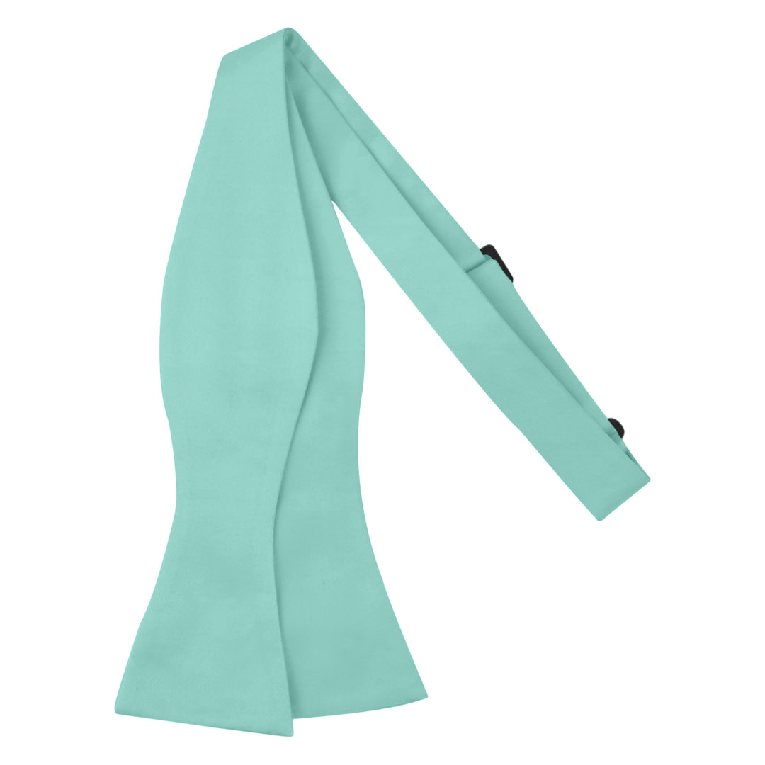 Men's Solid Self-Tie Bow Tie - Aqua