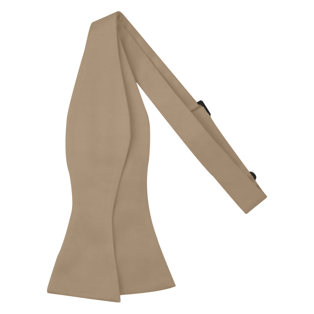 Men's Solid Self-Tie Bow Tie - Tan