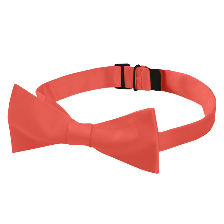 Men's Solid Self-Tie Bow Tie - Coral