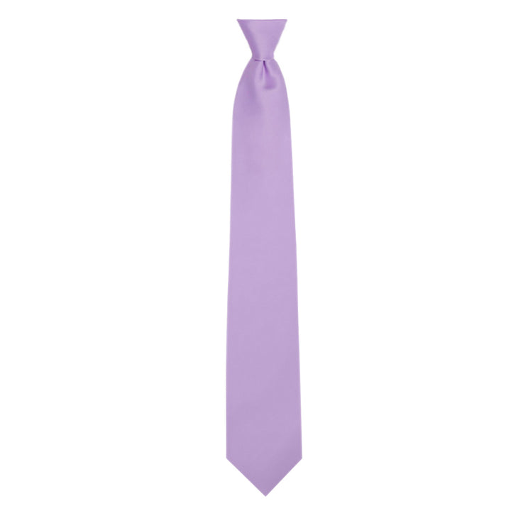 Solid Clip-On Tie - Lavender