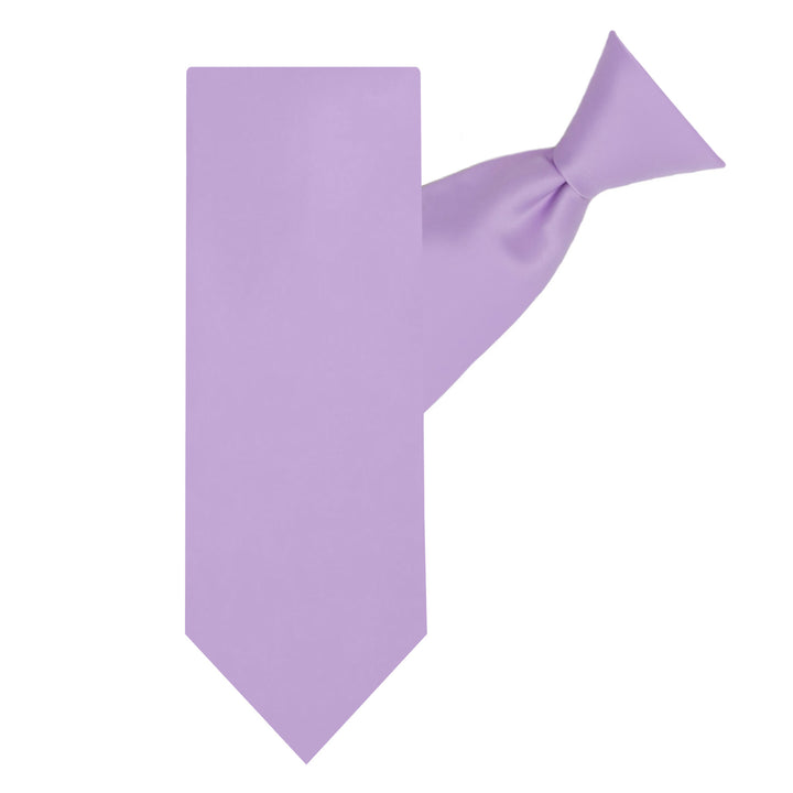 Solid Clip-On Tie - Lavender