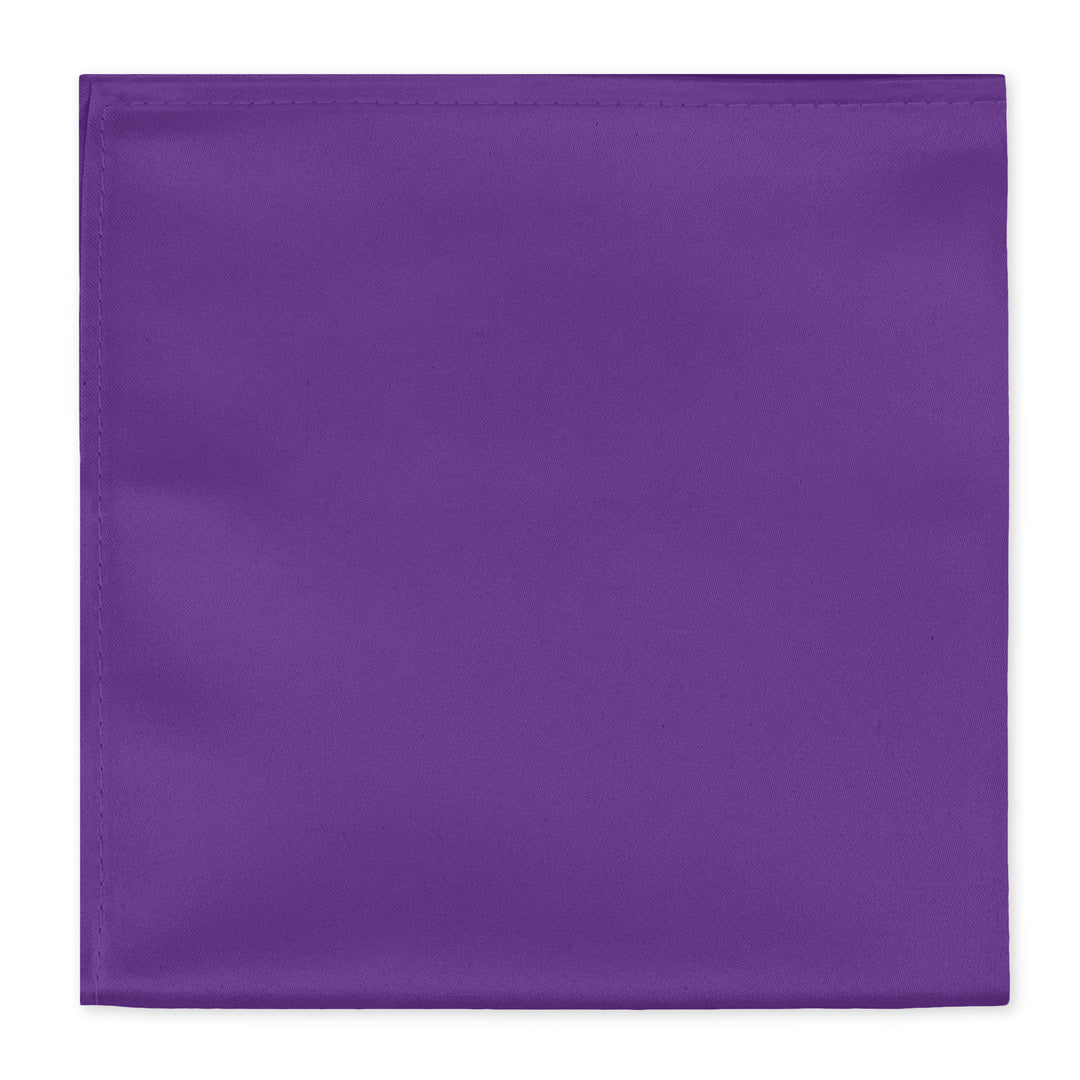 Wedding Solid Pocket Square - Purple