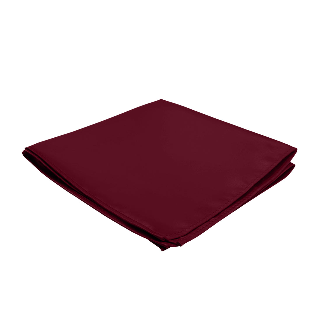 Solid Pocket Square - Burgundy