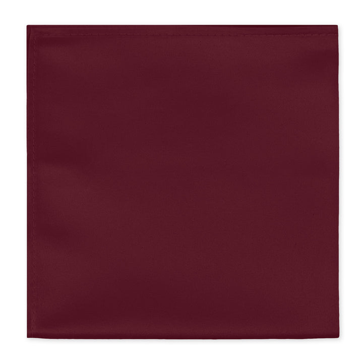 Solid Pocket Square - Burgundy