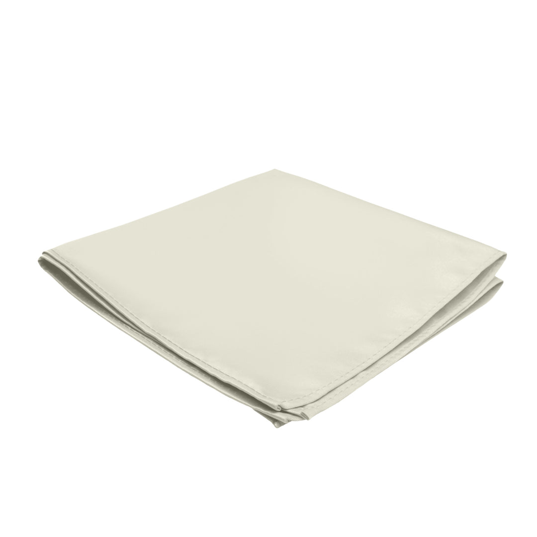 Solid Pocket Square - Ivory Cream