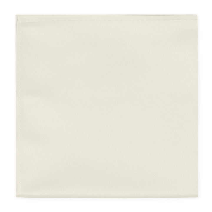 Solid Pocket Square - Ivory Cream