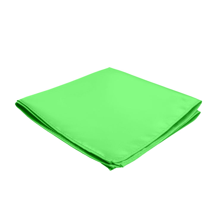 Solid Pocket Square - Lime Green