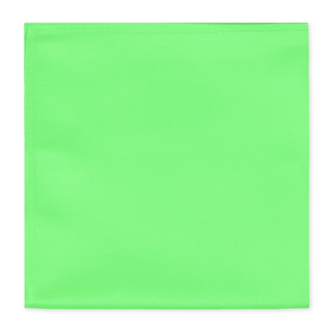 Wedding Solid Pocket Square - Lime Green