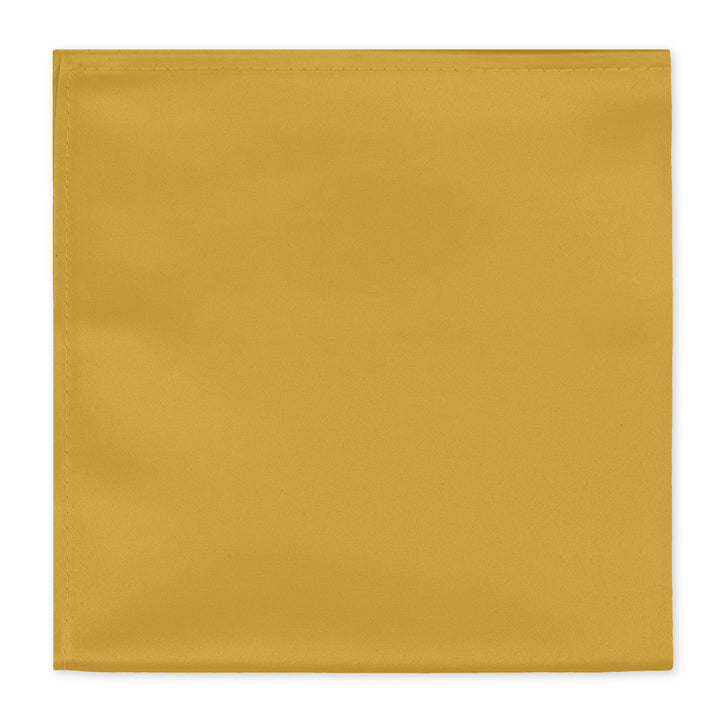Solid Pocket Square - Gold