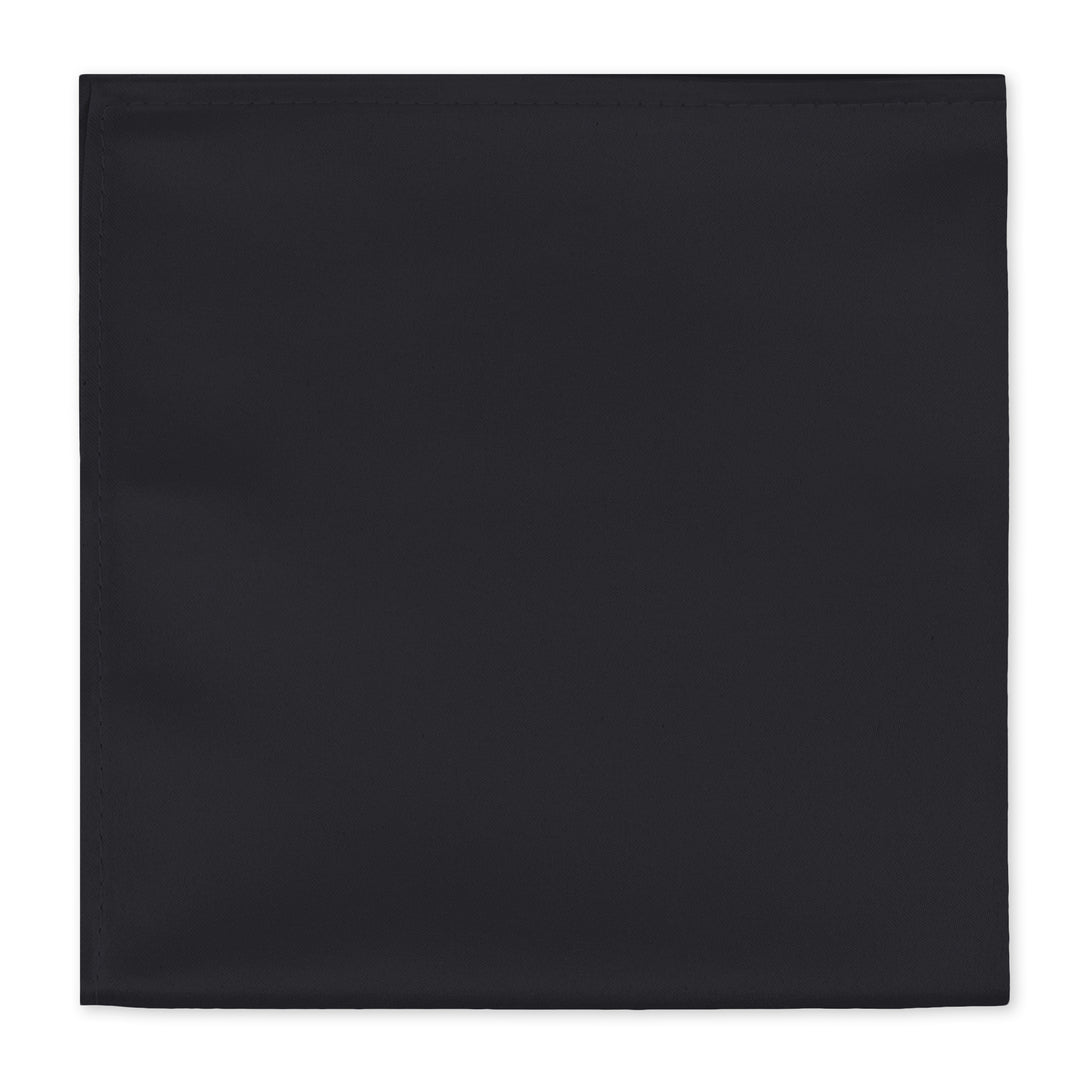 Solid Pocket Square - Black