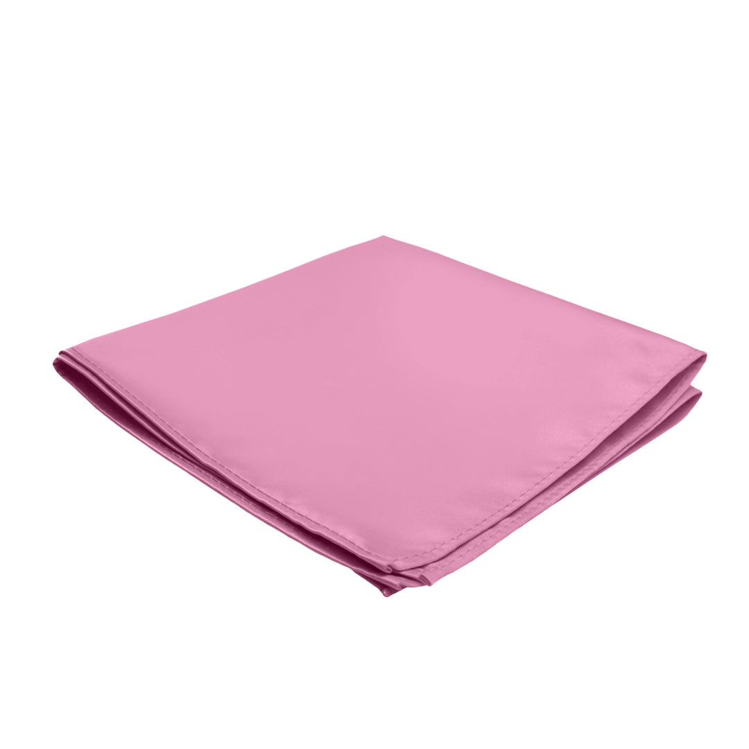 Solid Pocket Square - Carnation Pink