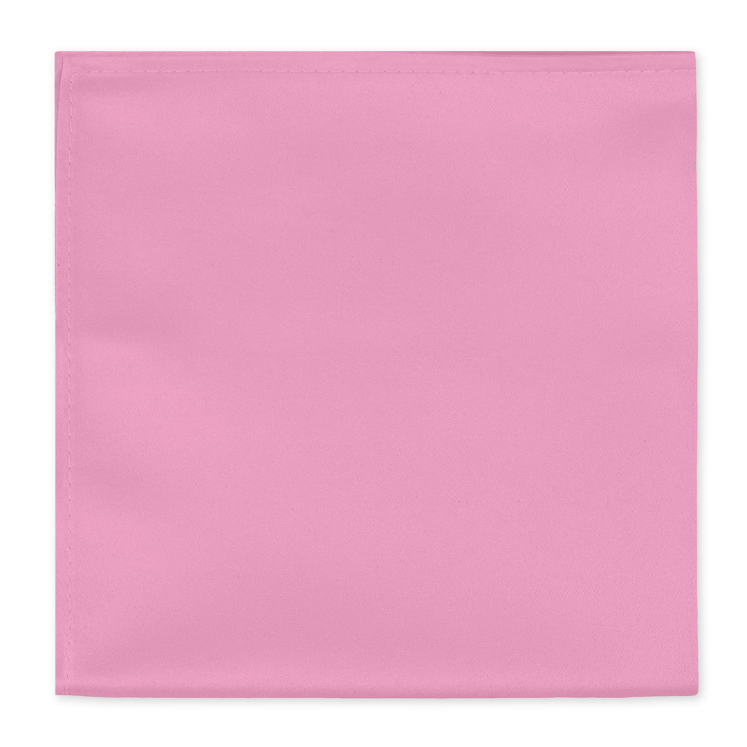 Wedding Solid Pocket Square - Carnation Pink