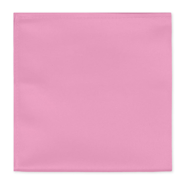 Solid Pocket Square - Carnation Pink