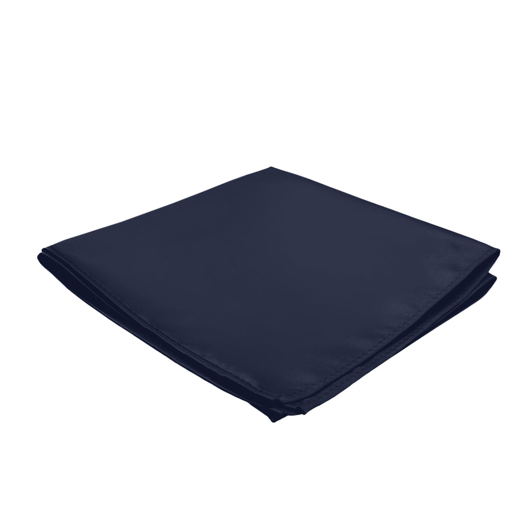 Solid Pocket Square - Navy Blue