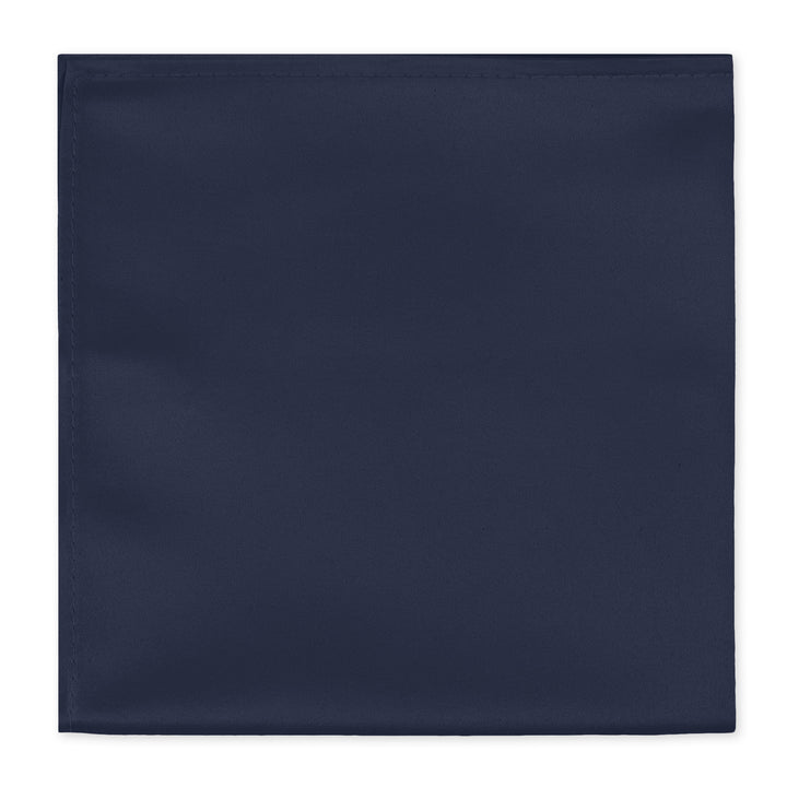 Solid Pocket Square - Navy Blue