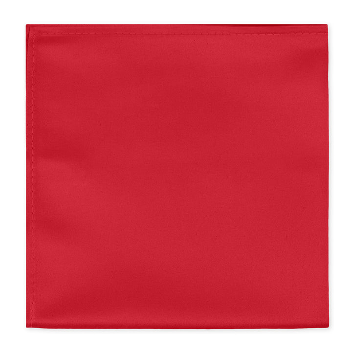 Solid Pocket Square - Red