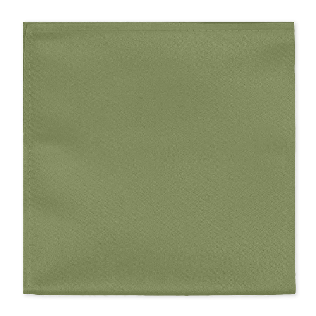 Solid Pocket Square - Olive