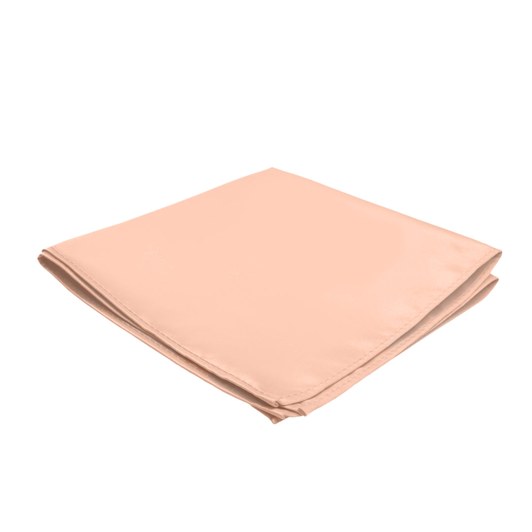 Solid Pocket Square - Peach