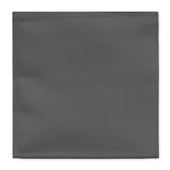 Solid Pocket Square - Charcoal Gray