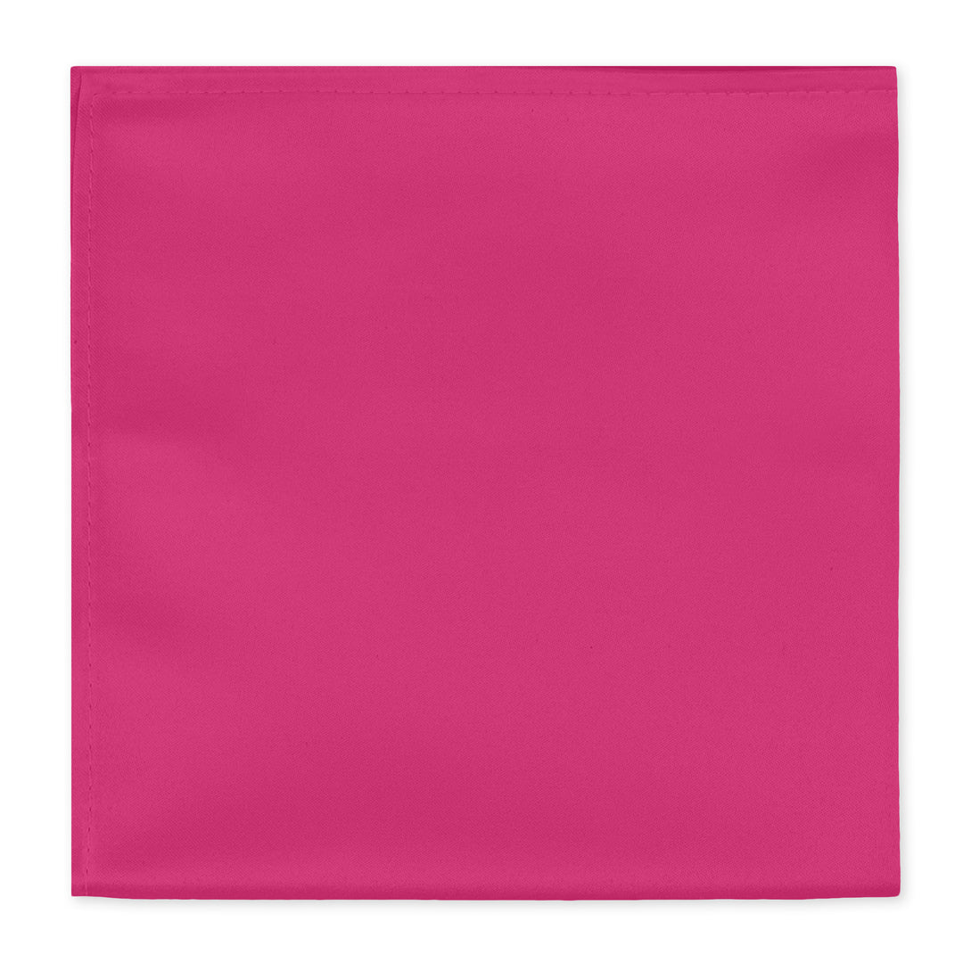 Solid Pocket Square - Fuchsia Pink