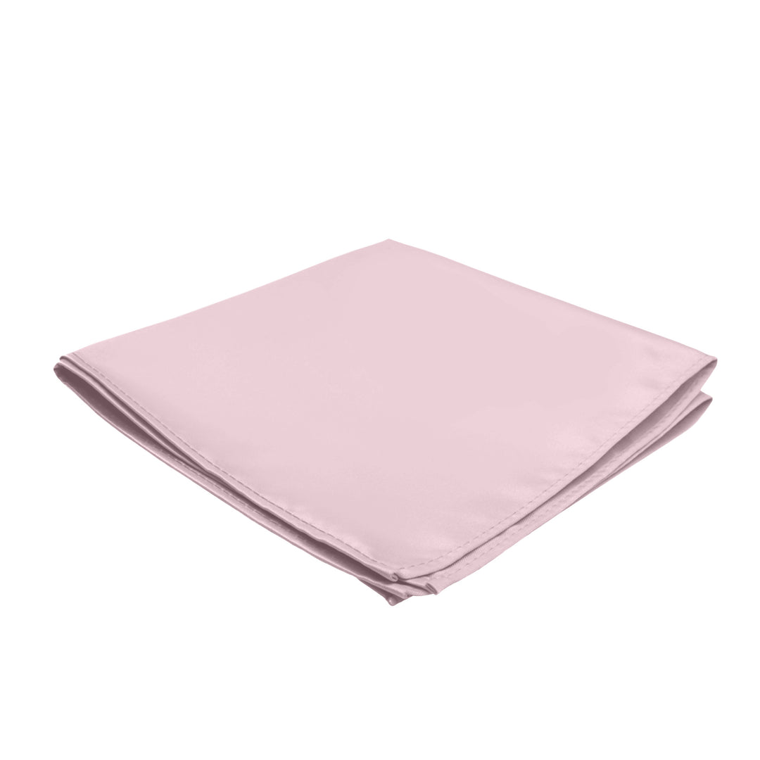 Solid Pocket Square - Bridal Pink