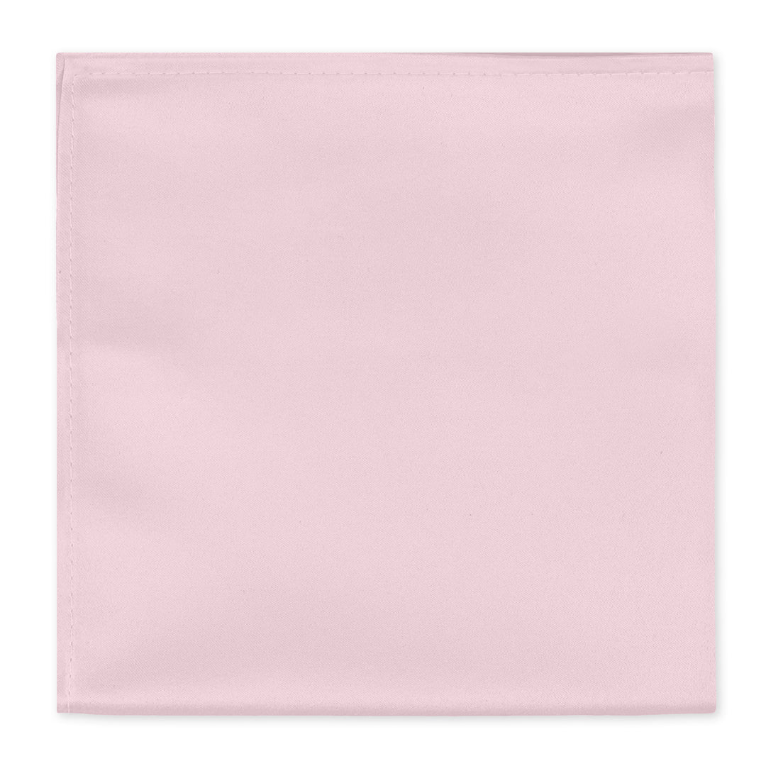 Solid Pocket Square - Bridal Pink