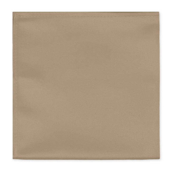 Wedding Solid Pocket Square - Tan