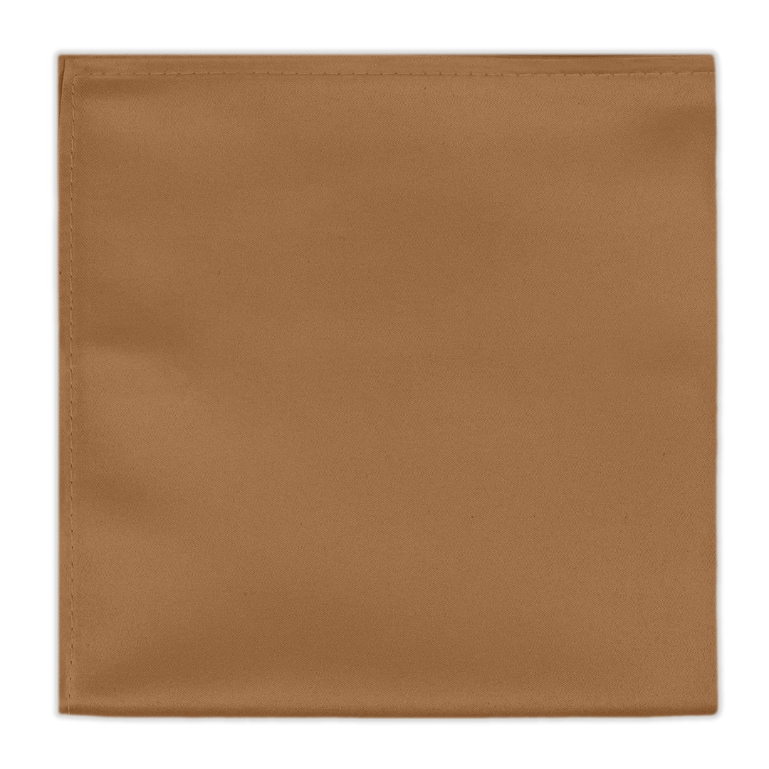 Wedding Solid Pocket Square - Copper Sundial