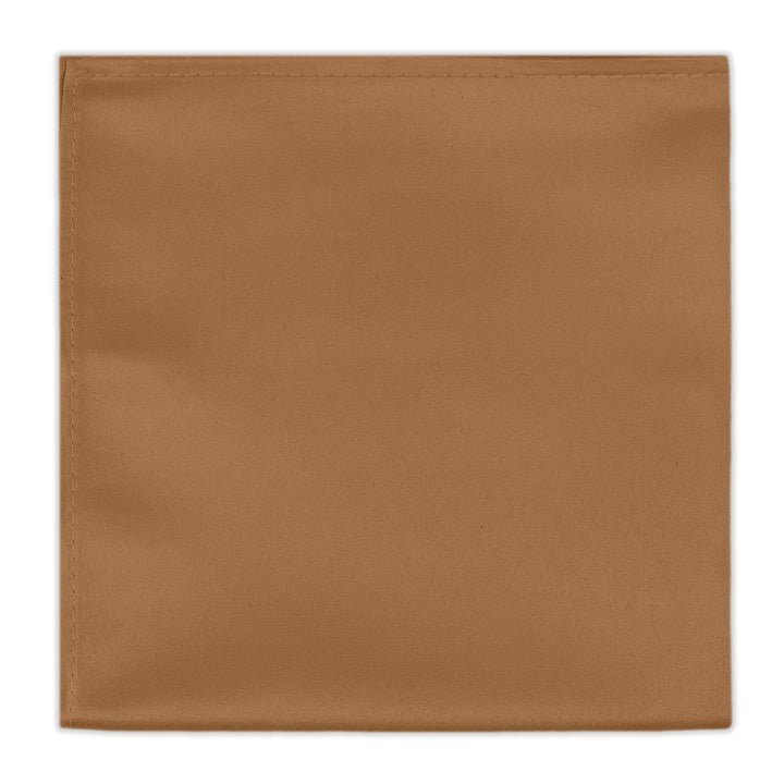 Solid Pocket Square - Copper Sundial