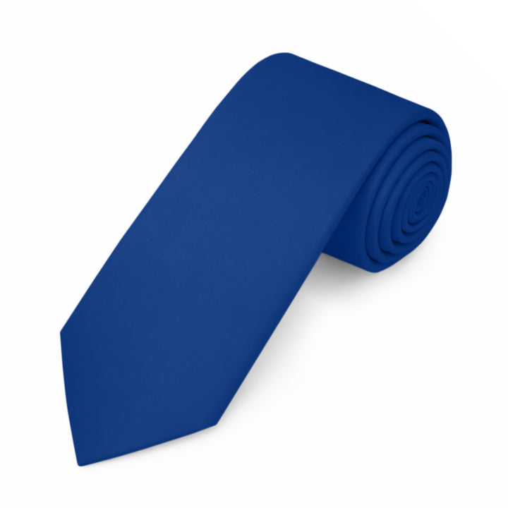 Solid Slim Tie - Royal Blue