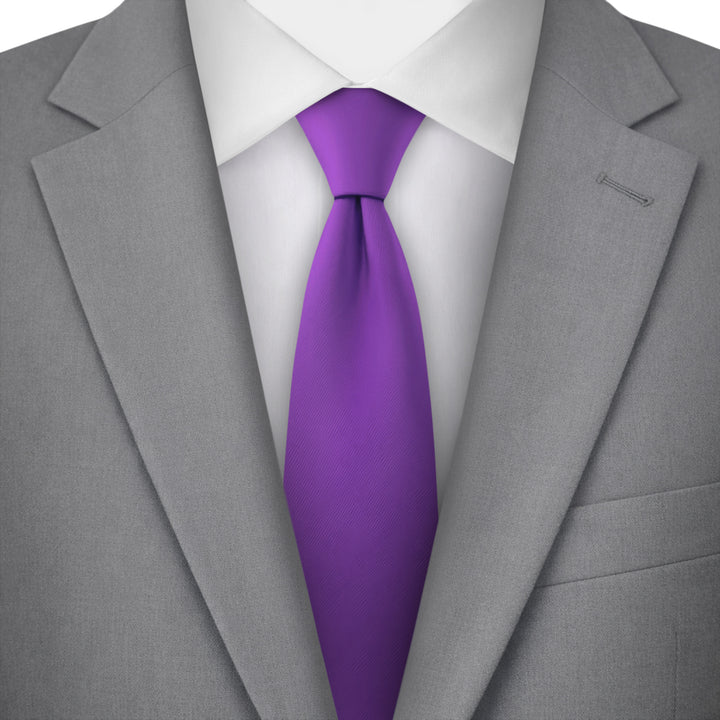 Kids' Prep Solid Tie - Purple