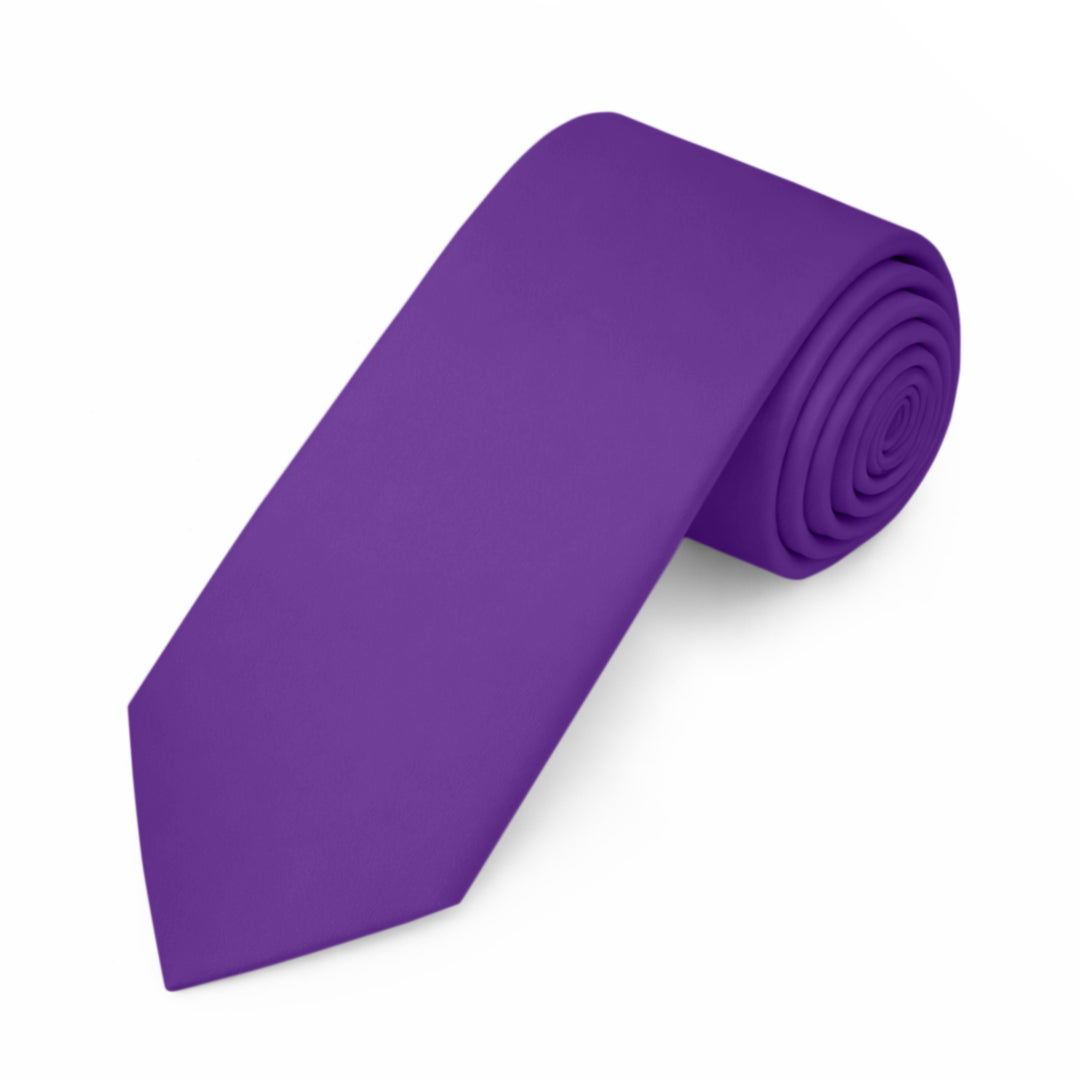 Kids' Prep Solid Tie - Purple