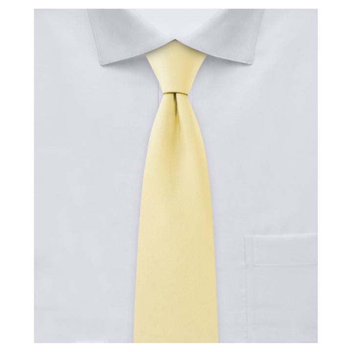 Kids' Solid 11" Zipper Tie - Yellow