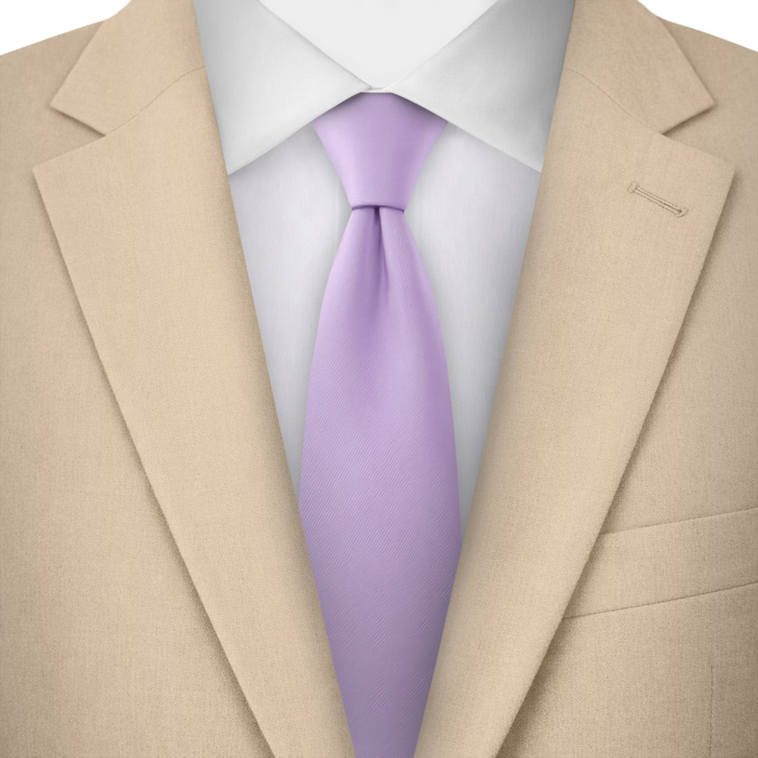 Kids' Solid 14" Clip-On Tie - Lavender