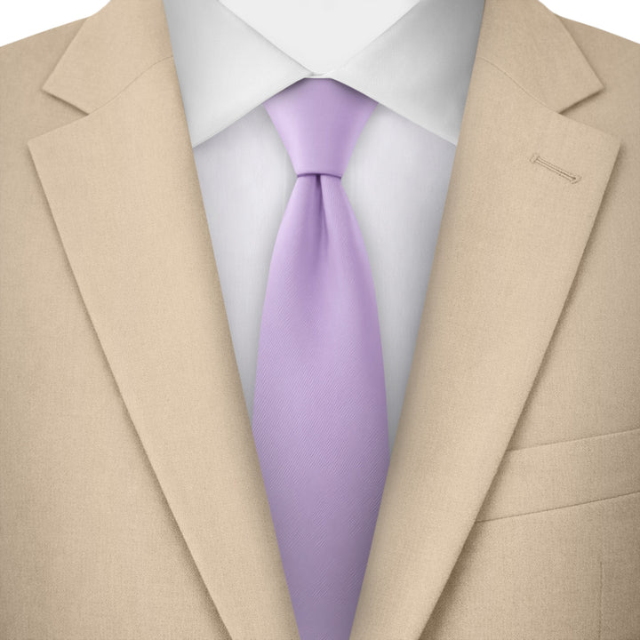 Kids' Solid 14" Clip-On Tie - Lavender