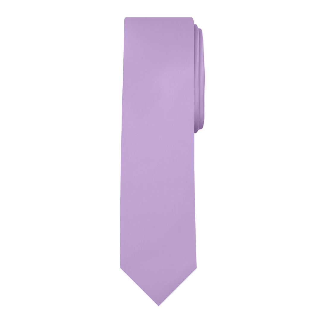 Solid Slim Tie - Lavender